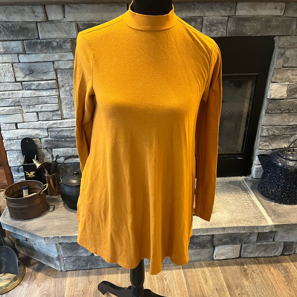 Mustard Yellow Long Sleeve Tunic